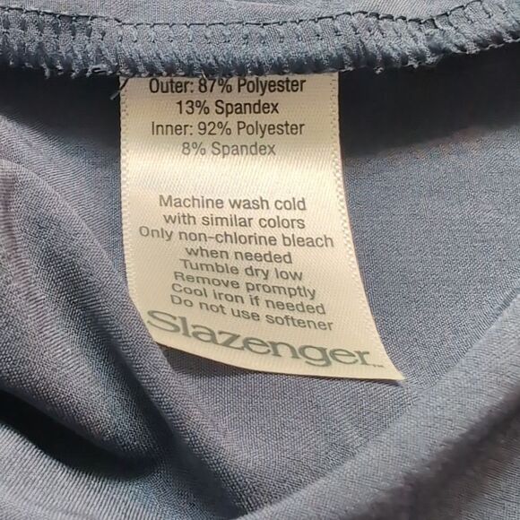 Slazenger Golf Blue Skort Skirt Sz XXL - Picture 6 of 8